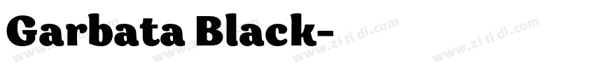 Garbata Black字体转换